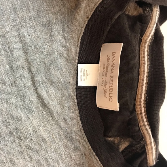 Banana Republic Long Sleeve T Large Brown Price Firm - Picture 6 of 7